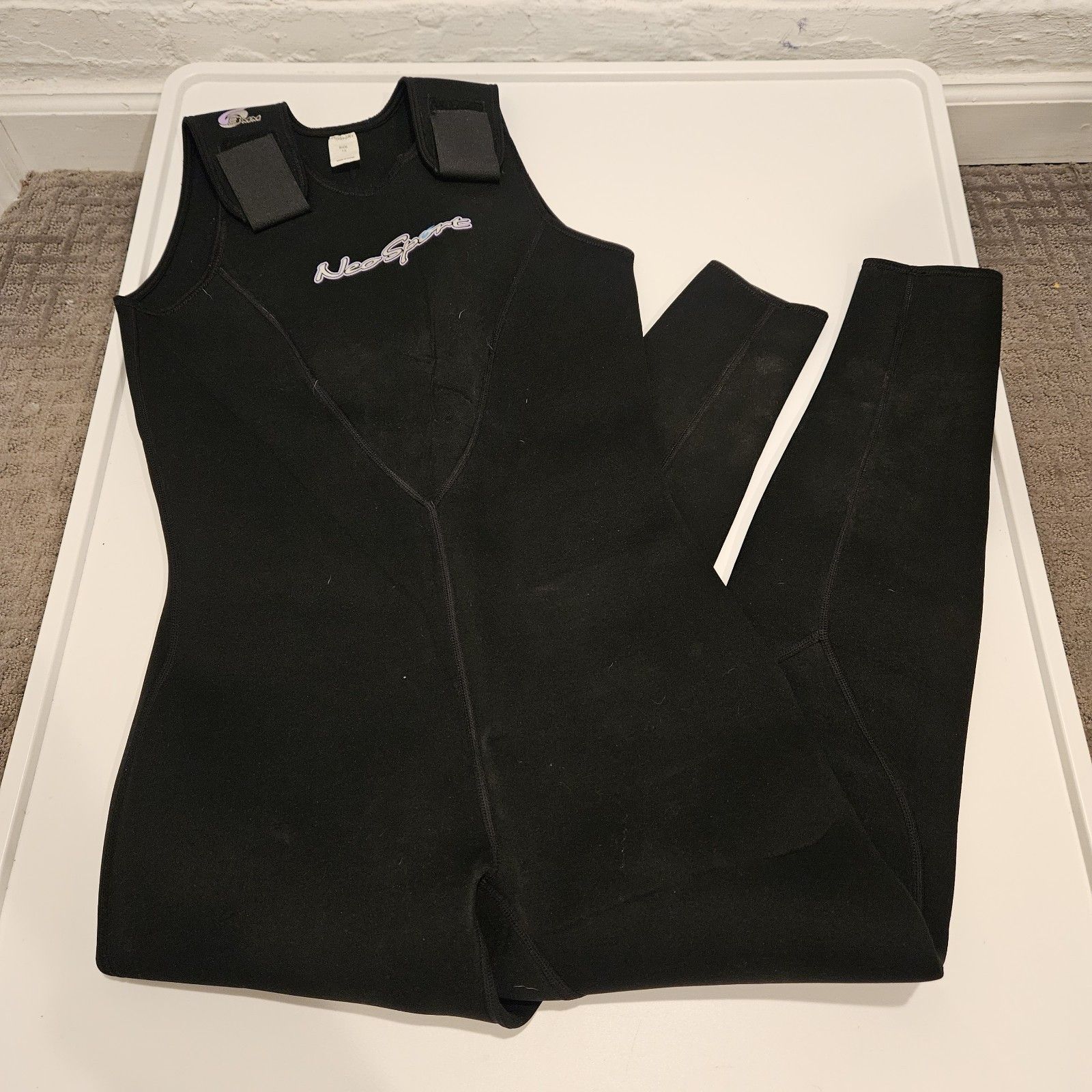 Neosport Wetsuit Womens Sleeveless Farmer Jane Scuba Diving 3mm, Size 10